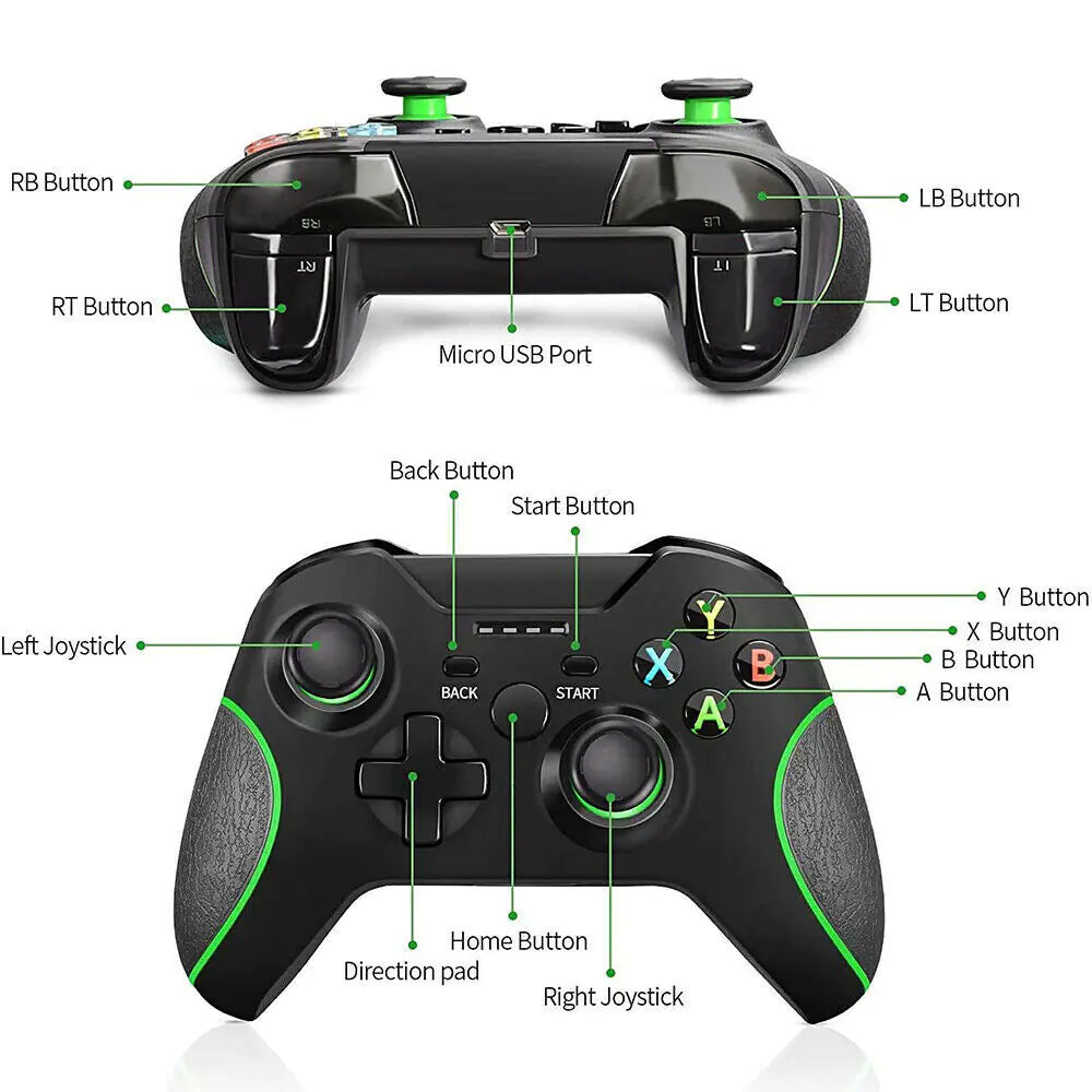 Wireless Controller For Microsoft Xbox One / S / X / E / Windows 7 8 10